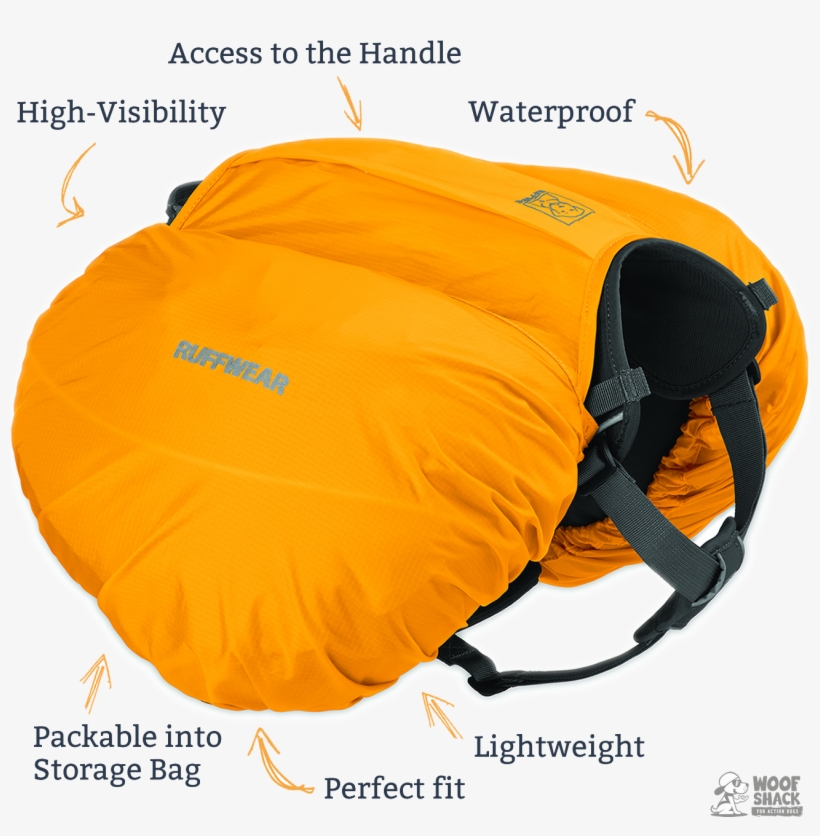 Ruffwear Hi & Dry Saddlebag Cover, transparent png