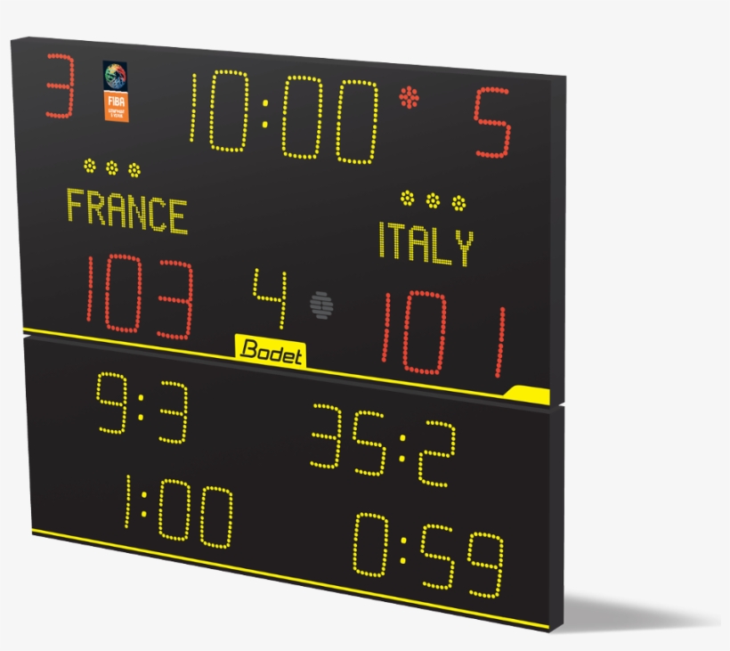 Bodet - Volleyball Scoreboard - 8t225 Alpha, transparent png