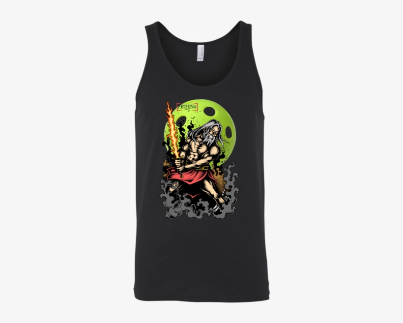 Pickleball Warrior 3480 Bella Canvas Unisex Tank, transparent png