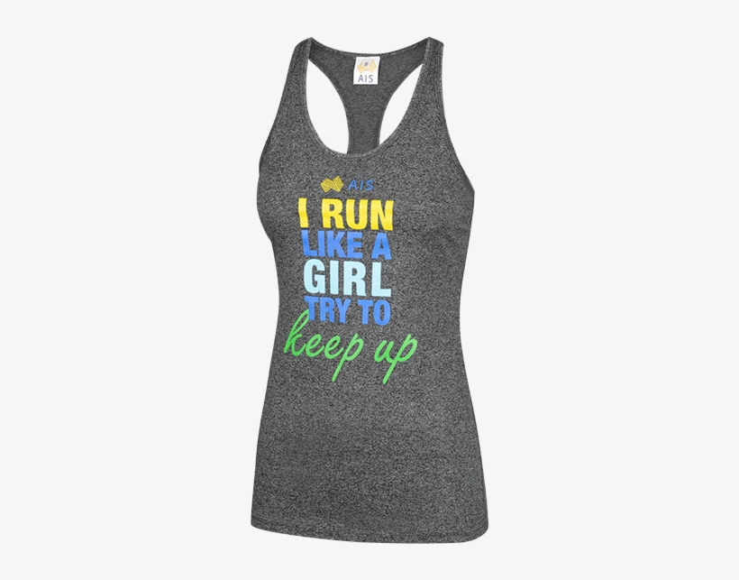 Run Like A Girl Tank, transparent png