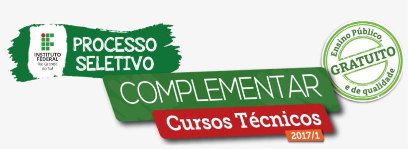 Processo Seletivo Complementar Ifrs 2017/1 Cursos Técnicos, transparent png