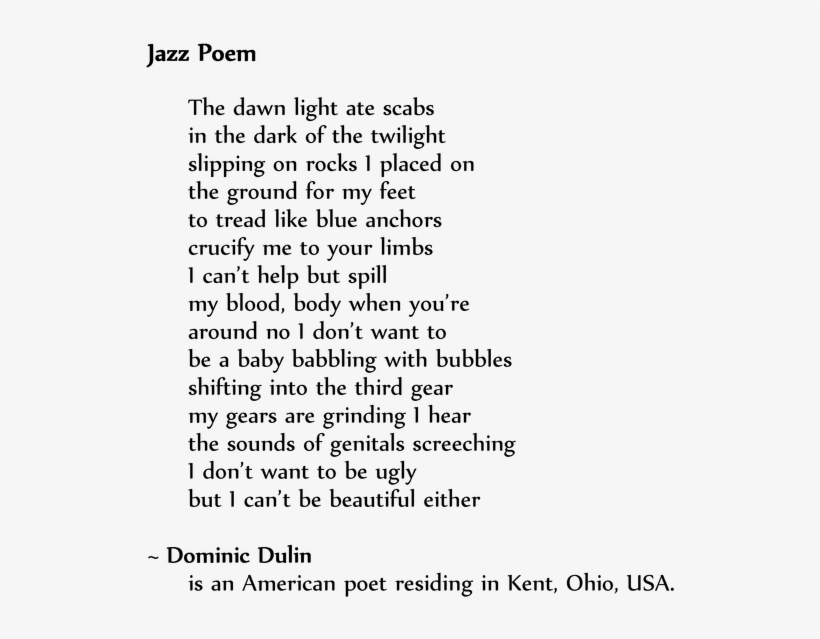 Dominic Dulin, Jazz Poem, transparent png