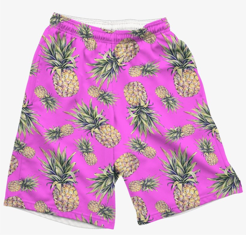 Pink Pineapple Shorts, transparent png