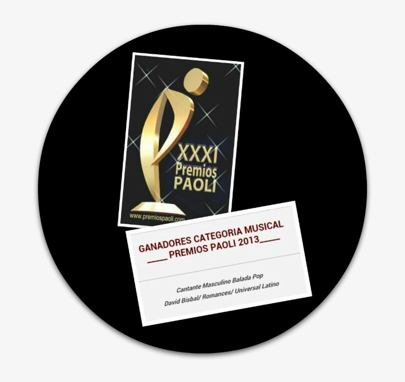 David Bisbal Ganador En La 31ra Edición De Los 'premios, transparent png