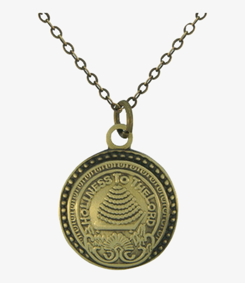 Salt Lake Temple Doorknob Necklace, transparent png