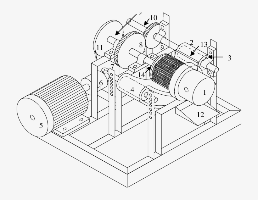Isometric View Of The Developed Meat-bone Separator, transparent png