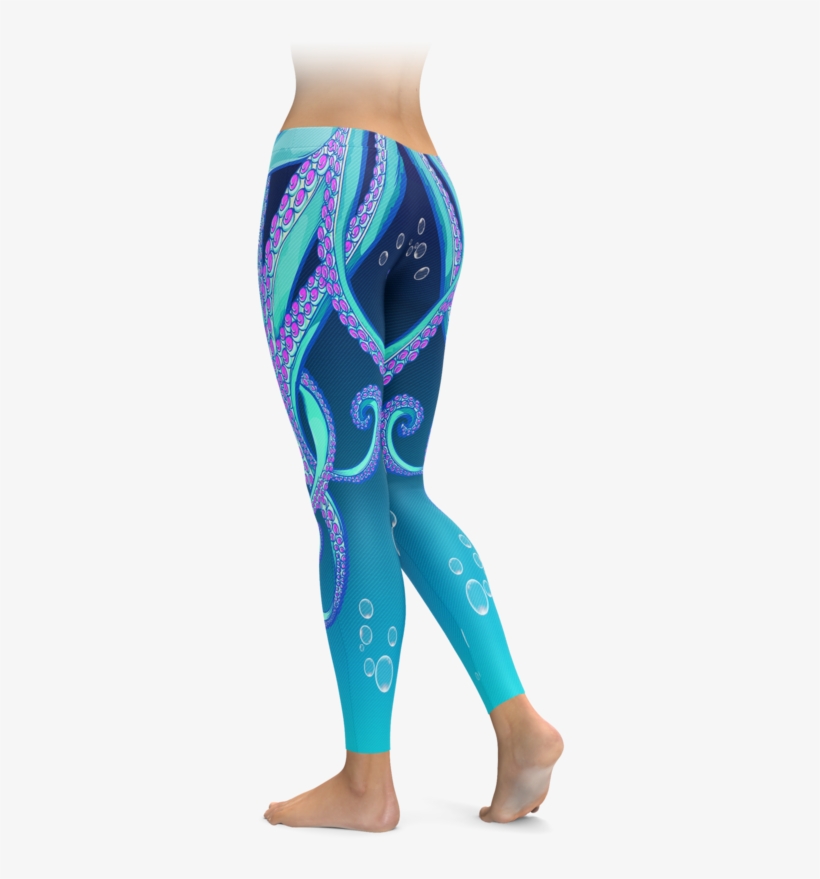 Neon Tentacle Leggings, transparent png