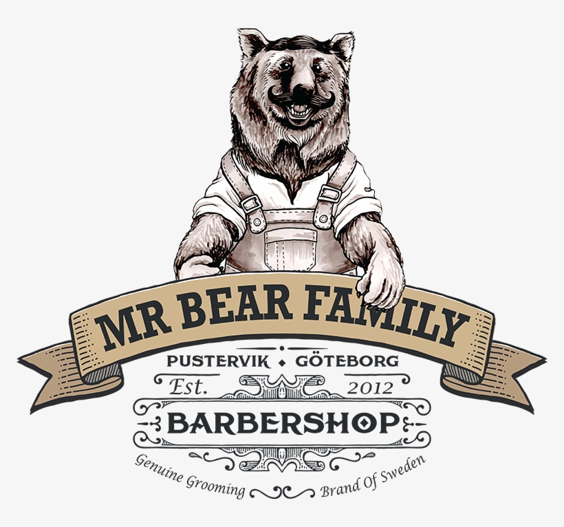 Mr Bear Family's Barbershop, transparent png