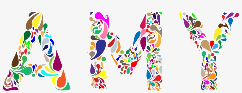 This Free Icons Png Design Of Amy Typography, transparent png