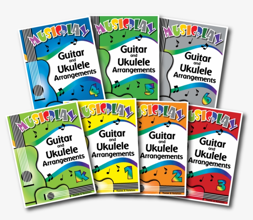 Musicplay Guitar And Ukulele Arrangements Set Of, transparent png