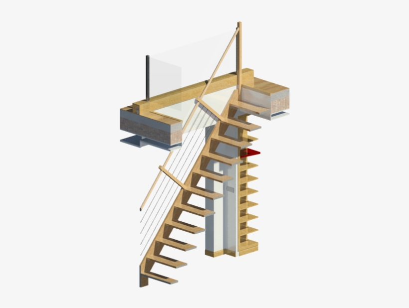 Escalera Buhardilla Seccionada, transparent png