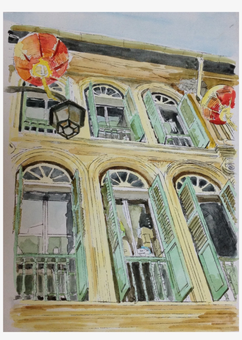 This Is The Watercolor Painting I Did - Drawing, transparent png