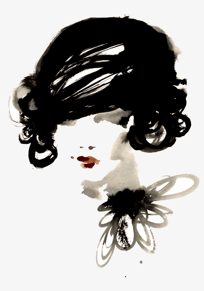 Watercolor Ladies, transparent png
