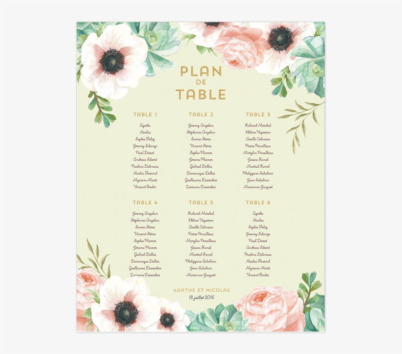 Personalised Botanical Wedding Invitation, transparent png