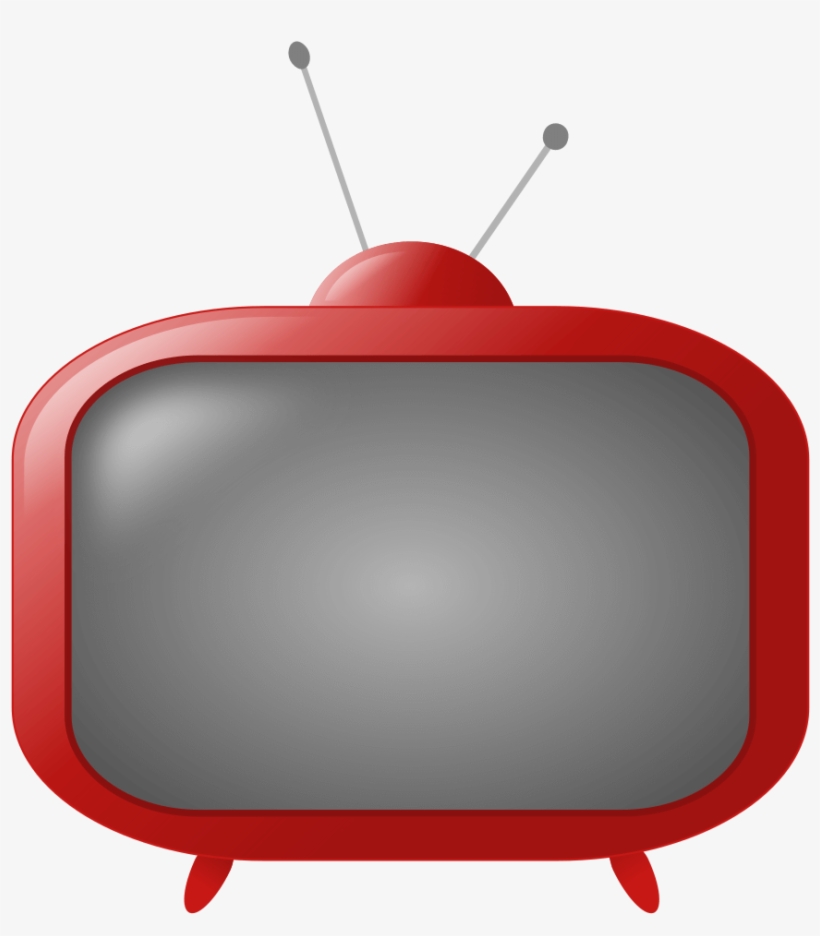 Rooweb - Tv Clipart Red, transparent png