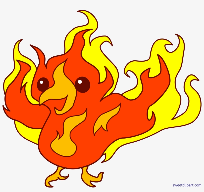 Download Svg Royalty Free Library Cute Clip Art Sweet Phoenix Clip Art 6525x5834 Png Download Pngkit