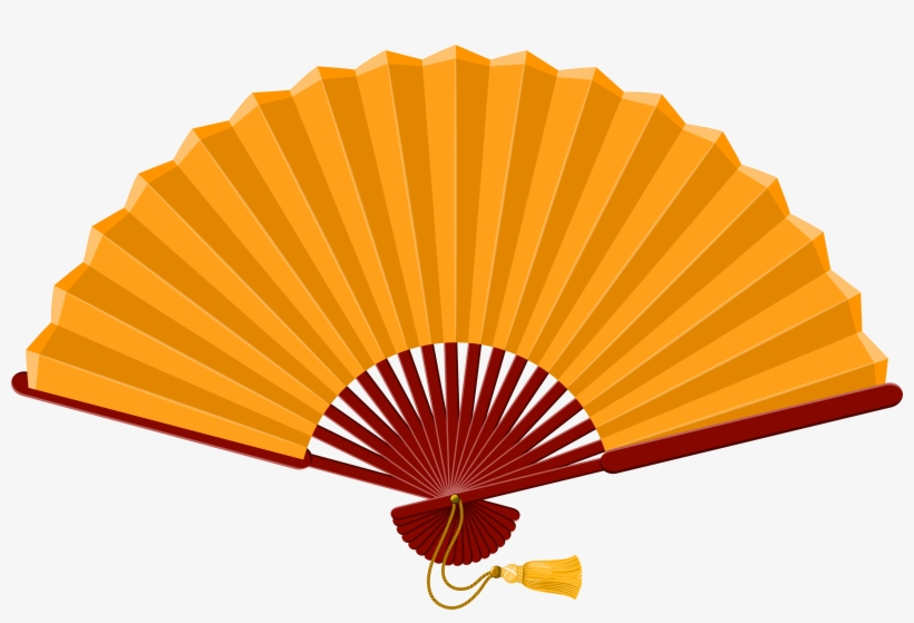Chinese Fan Png Clip Art - Fan Clipart, transparent png