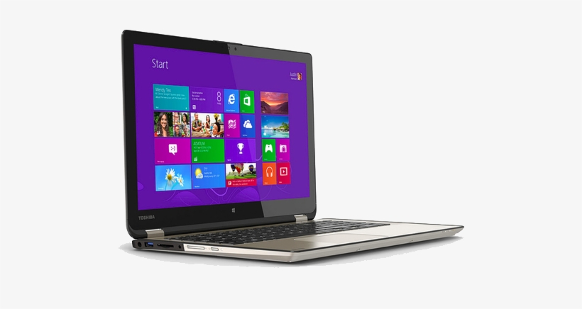 Toshiba Laptop Png Photo - Laptop Toshiba Windows 8.1, transparent png