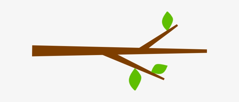 Tree Branch With Leaves Clip Art At Clker - Branch With Leaves Clipart, transparent png