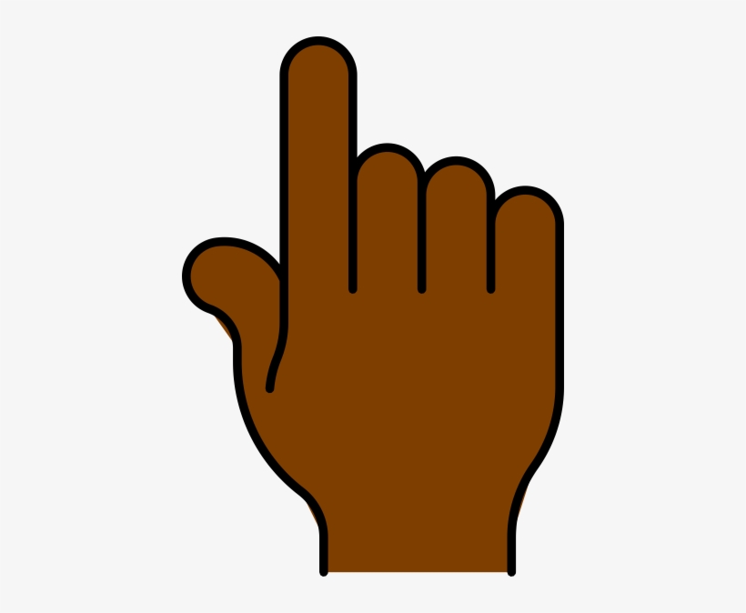 Africa Vector Hand - Clip Art Hand Pointing, transparent png
