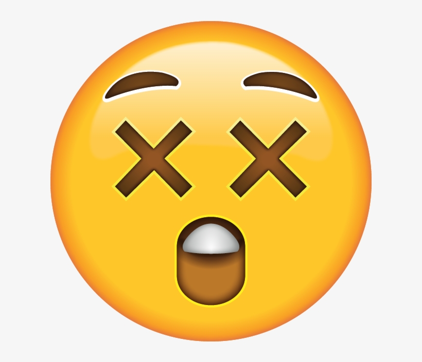 Download Astonished Emoji Icon - 😵 Emoji, transparent png