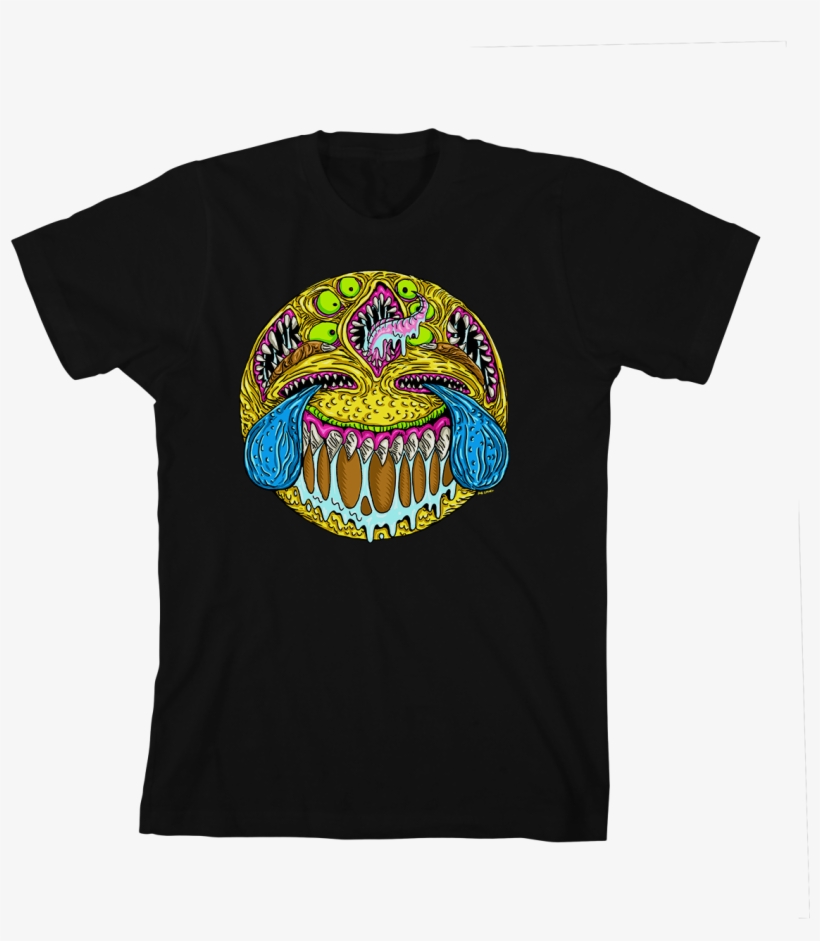 Crying Laughing Emoji T-shirt - H3h3 Fascinating Shirt, transparent png