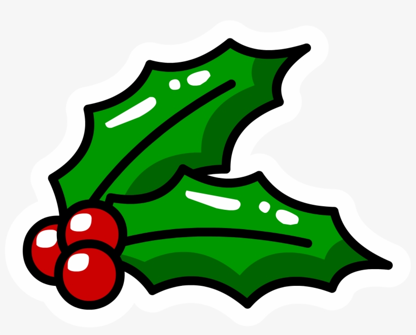 Holly Pin - Png - Club Penguin, transparent png
