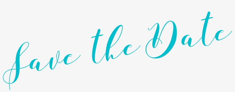 » Save The Date - Calligraphy, transparent png