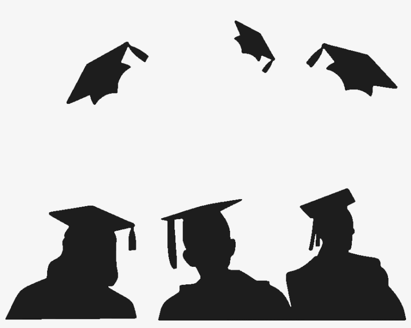 Graduate Silhouette Clip Art At Getdrawings - Primary School Graduation Invitations, transparent png