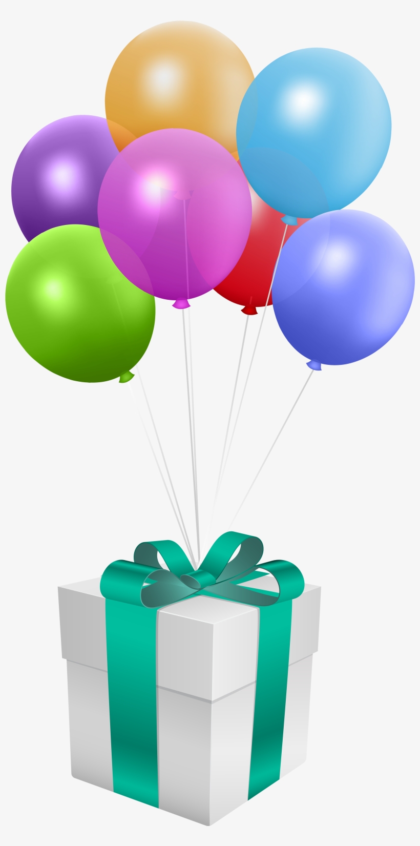 With Balloons Clip Art Image Gallery View - Birthday Balloons Transparent, transparent png