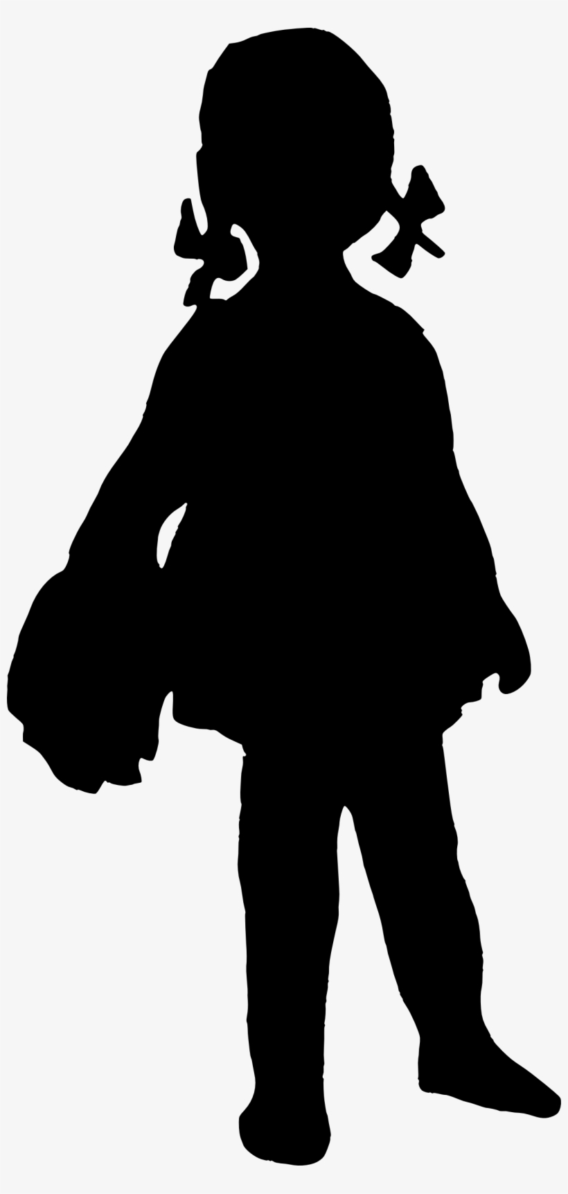 Free Download - Girl Silhouette Png, transparent png