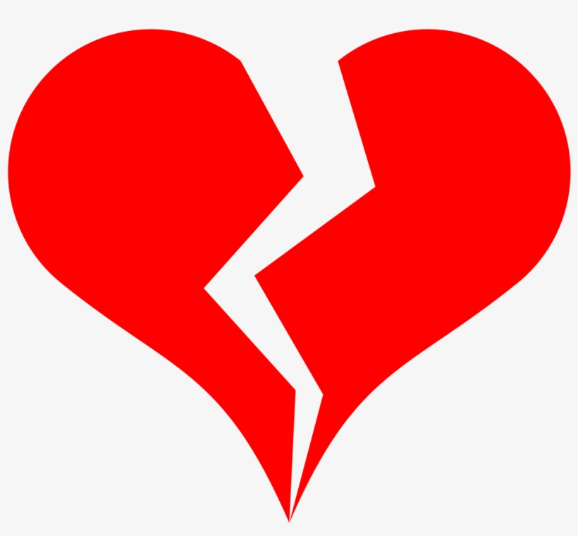 Clip Art Freeuse Stock Love Line Art Free Commercial - Broken Heart Clipart Png, transparent png