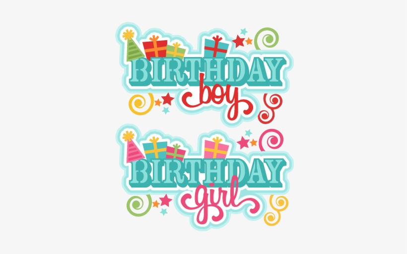Titles Svg Scrapbook Cut File Cute Files - Birthday Girl Cut Out, transparent png