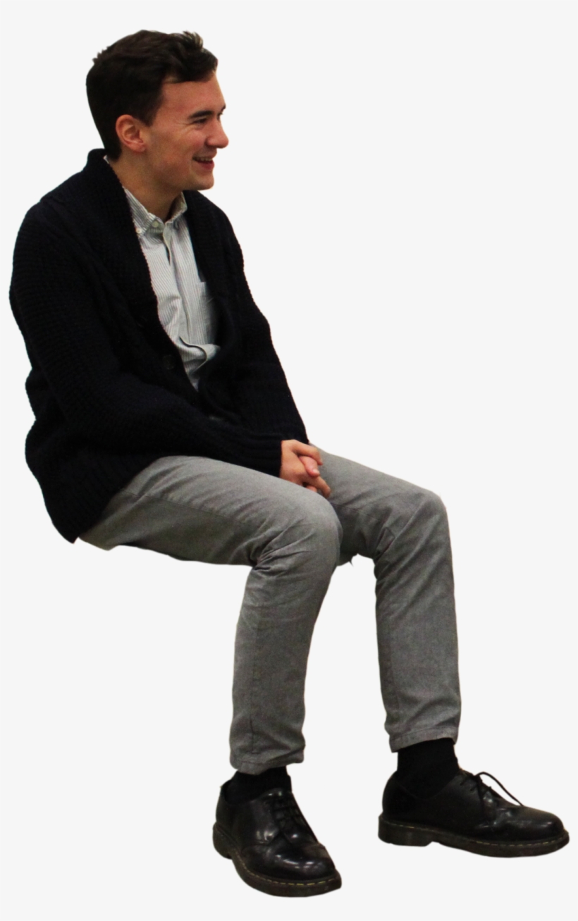 Sitting Man Png - Man Sitting On Chair Png, transparent png
