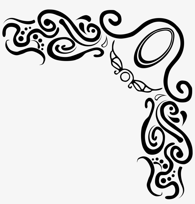 Corner Borders Png - Corner Border Clipart Png, transparent png