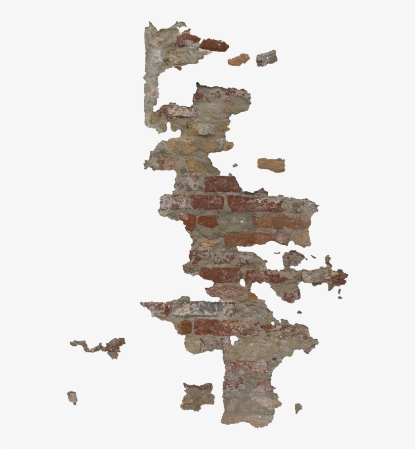 Wall Damage Brick Bricks, Brick - Damaged Brick Wall Png, transparent png