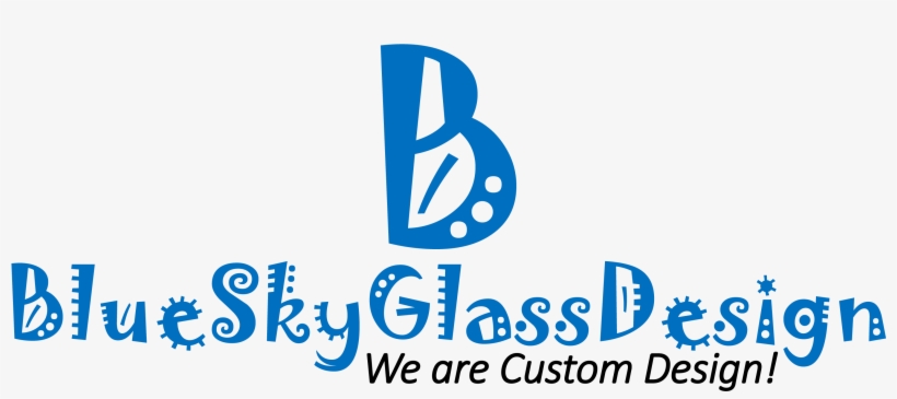Bluesky Glass Design - Jokerman Font, transparent png