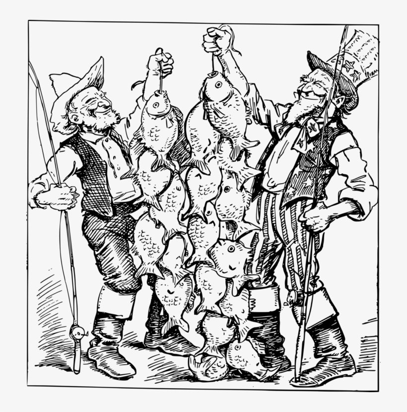 Uncle Sam Fishing Rods Fisherman United States - Uncle Sam Wants You Drawing, transparent png