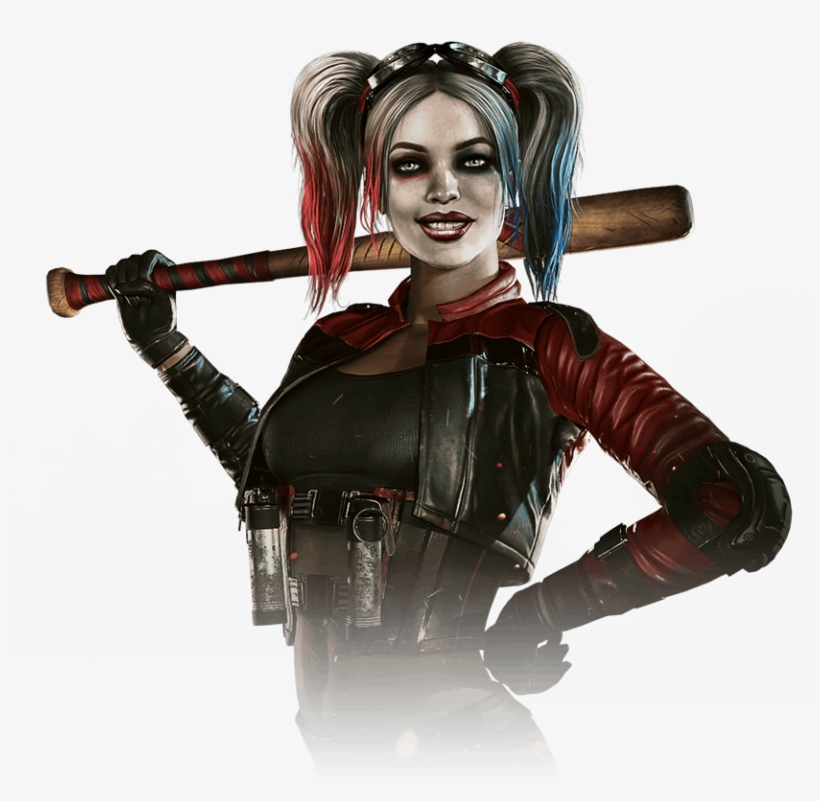 Injustice 2 Harley Quinn Render Portrait - Injustice 2 Bad Characters, transparent png