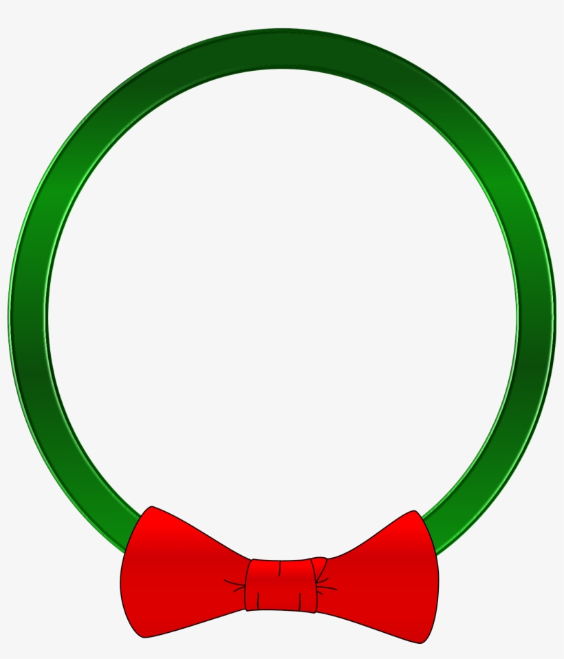Christmas Clipart Circle - Circle Rebbon, transparent png