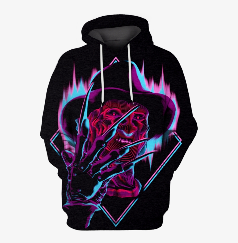 3d A Nightmare On Elm Street Freddy Krueger Tshirt - Property Of My Catahoula Leopard Dog Hoodie, transparent png