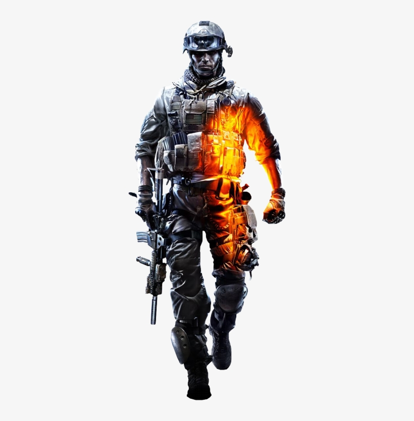Battlefield Soldier Png, transparent png