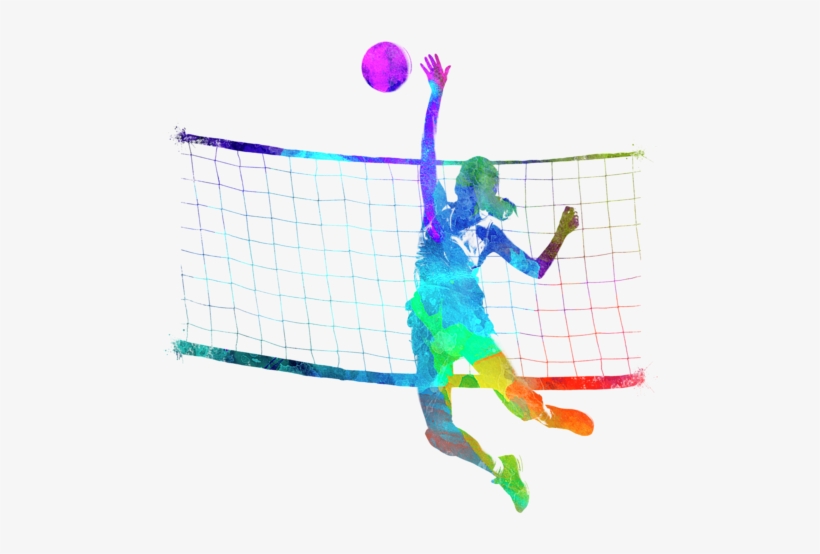 Bleed Area May Not Be Visible - Volleyball Tapestry, transparent png