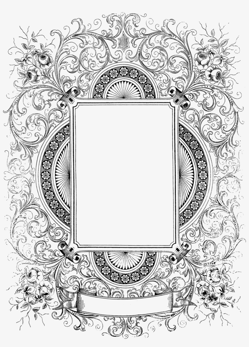 Decorative Border Free Png Image - Edgar Allan Poe, Eureka, And Scientific Imagination, transparent png