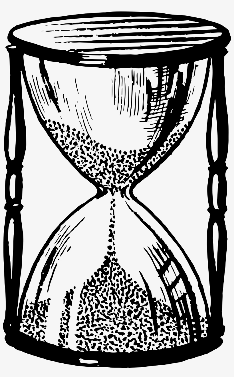 Clip Art Transparent Stock Clipart Big Image Png - Hourglass Clipart Black And White, transparent png
