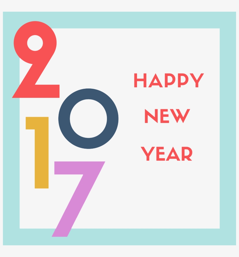 2017 Happy New Year Png Pics - Happy Hour Happy New Year, transparent png