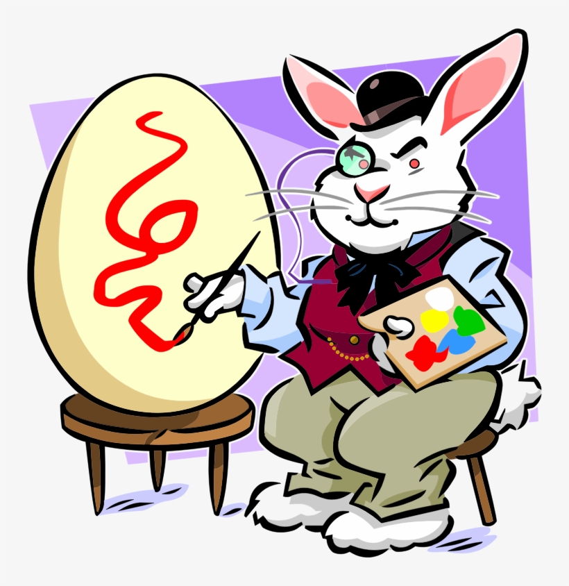 Graphic Arts Easter Bunny Painting Work Of Art - Rabbit, transparent png