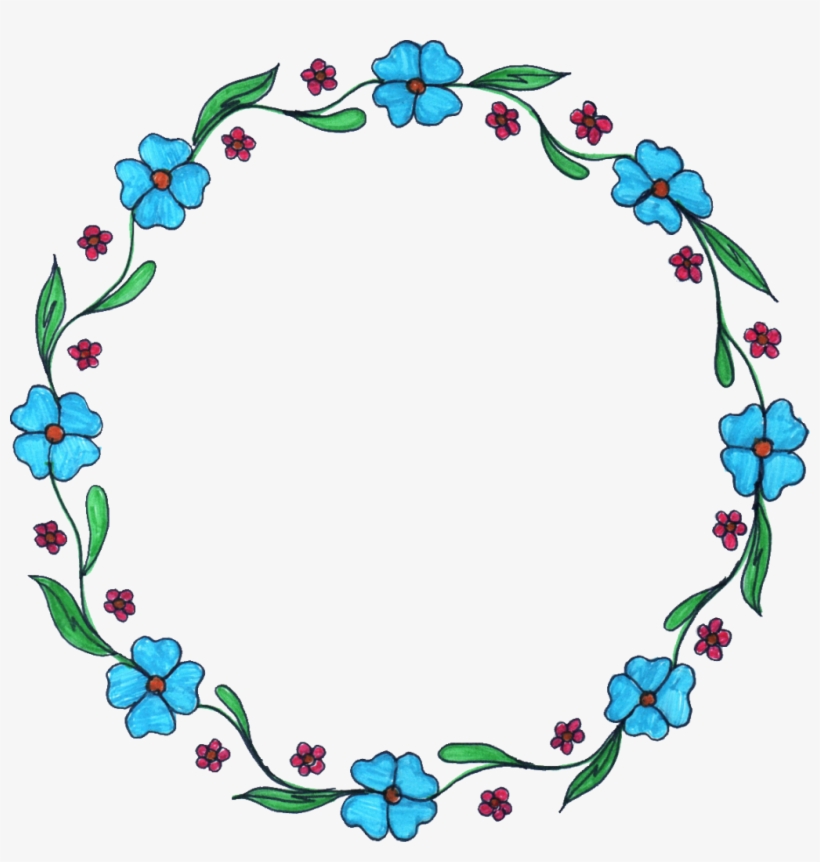 Png File Size - Transparent Background Flower Frame, transparent png