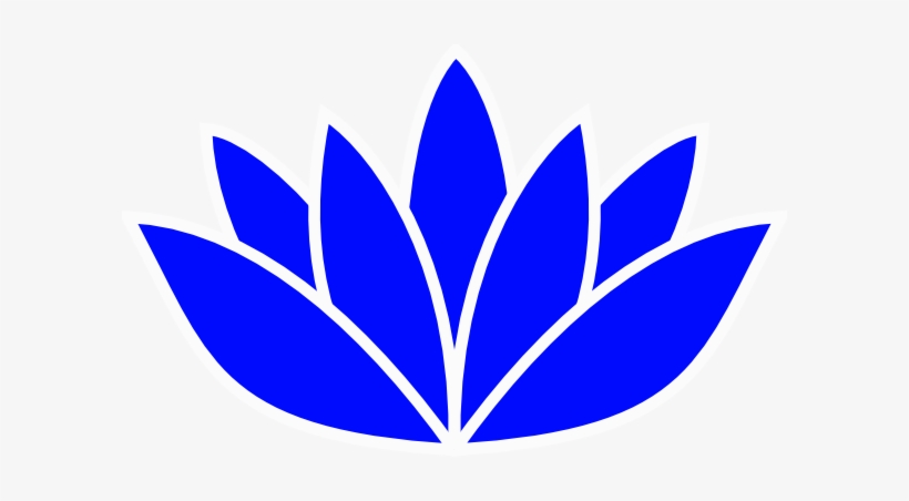 Blue Flower Clipart Blue Lotus - Blue Lotus Flower Png, transparent png