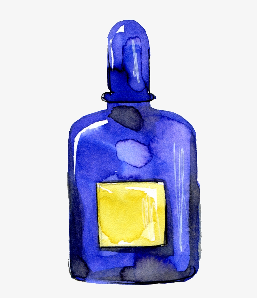 Hand-painted Water Supplement Bottle Png Transparent - Bottle, transparent png